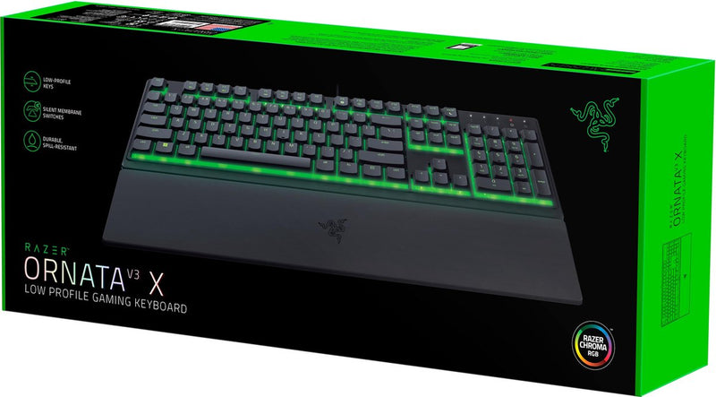Razer Ornata V3 X Low Profile Gaming Keyboard - US Layout