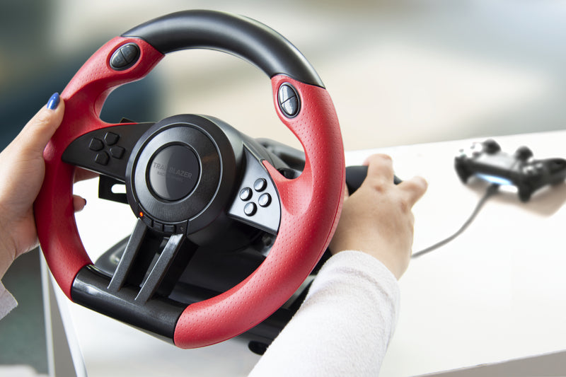 Speedlink TRAILBLAZER Racing Wheel + Pedals - Zwart (PS4/Xbox Series X/S/Xbox)