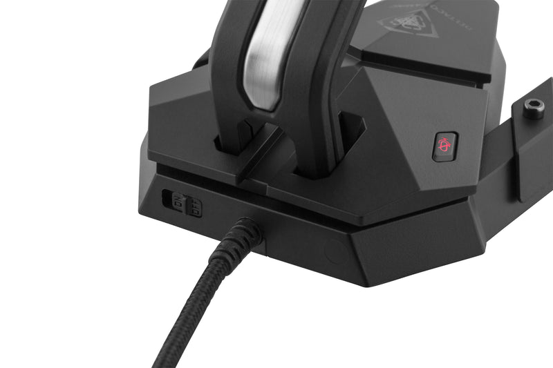 Deltaco Gaming USB Desktop Microphone with RGB LED - Black/grey