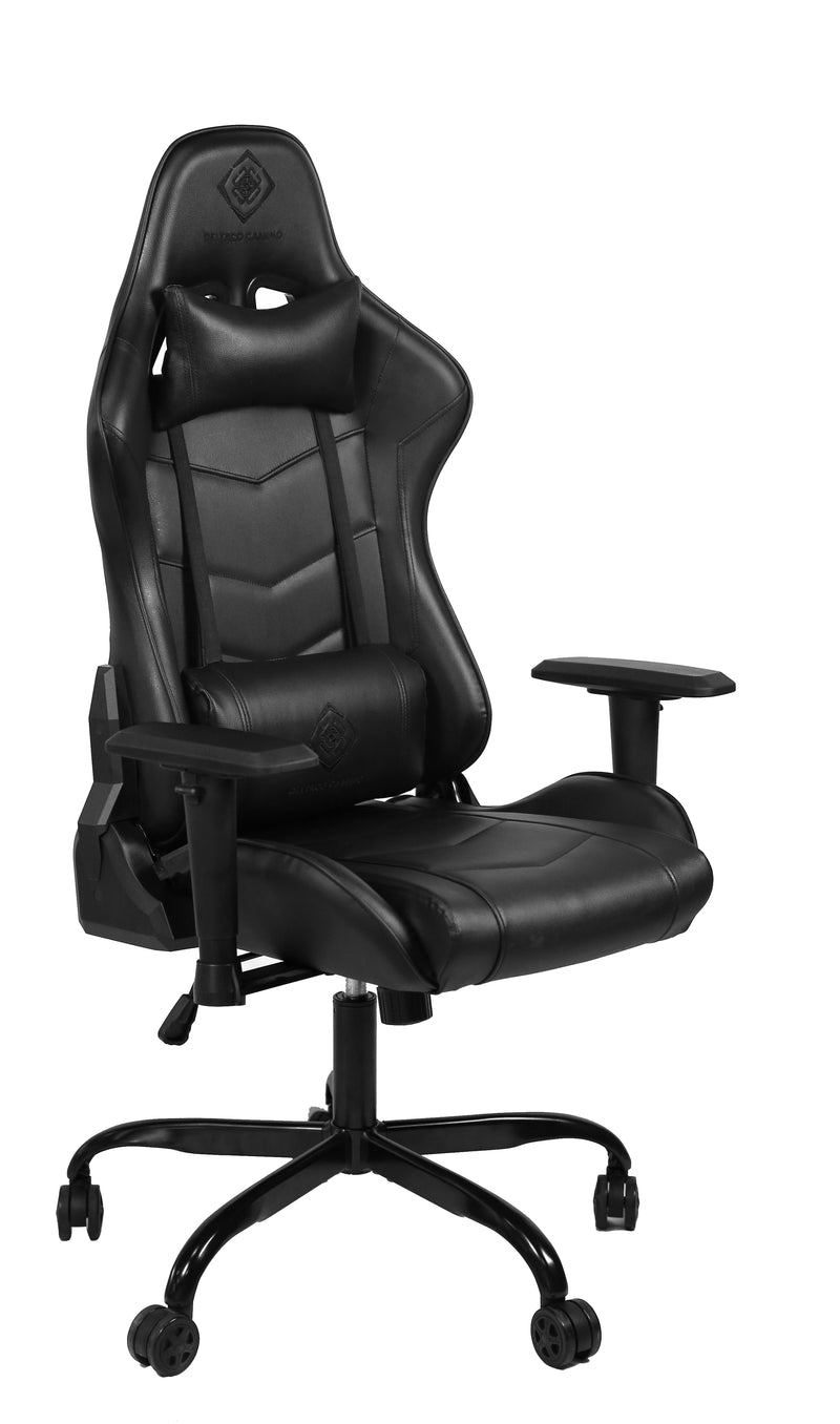 Deltaco Gaming DC210 Gaming Chair, PU-leather, adjustable heigh, iron frame - Zwart