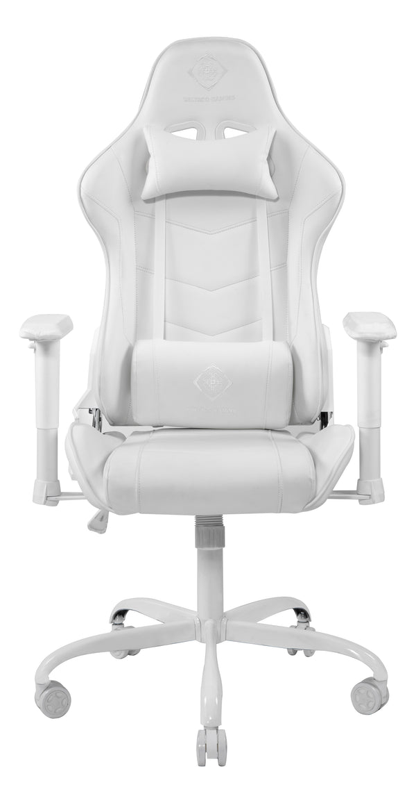 Deltaco Gaming White Line WCH80 Gaming Chair, PU-leather, iron frame - Wit